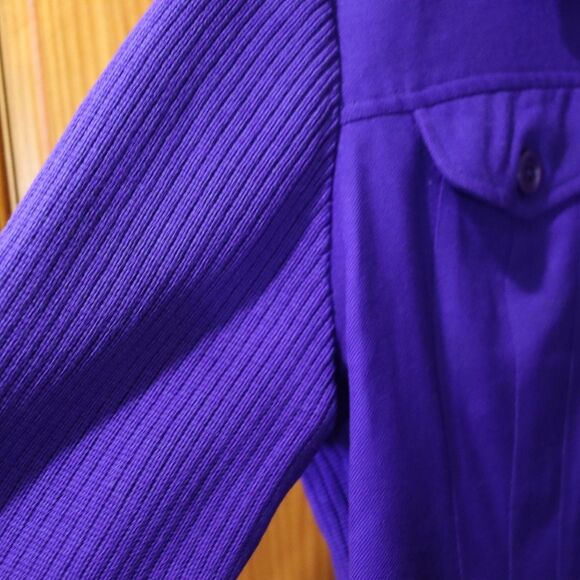 Classiques Entier Vintage Royal Purple Shackett Sweater Top LG - Picture 4 of 10